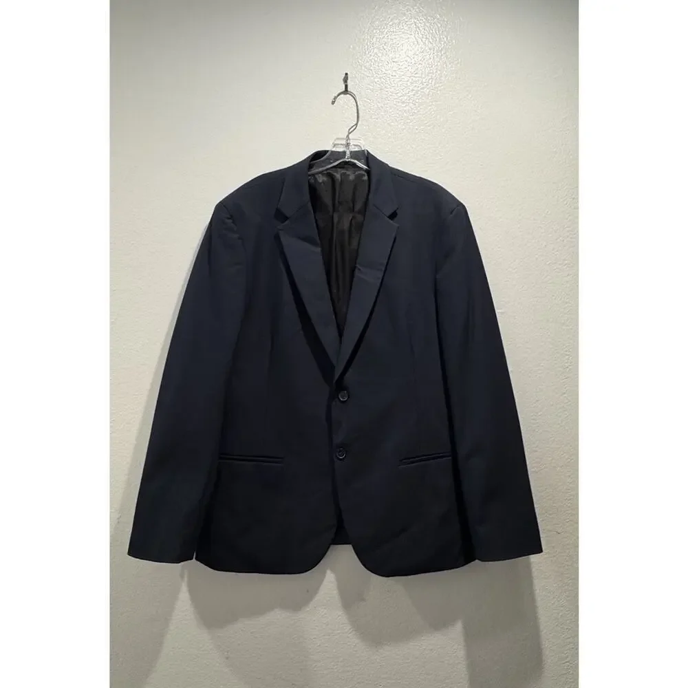 J Crew Men’s Destination Performance Stretch Navy Blue Size‎ 44R Blazer Classic